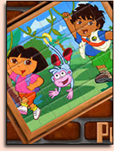puzzle avec Dora l'exploratrice